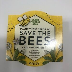 “Save the Bees” Pollinator Kit (Daisy) NWT